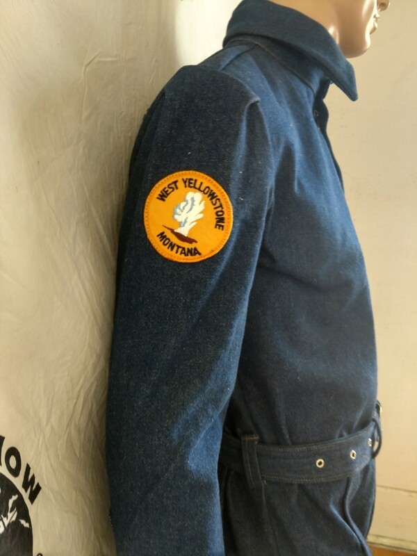 Mens Racing Jumpsuit Denim  Stripe L Hermans USA