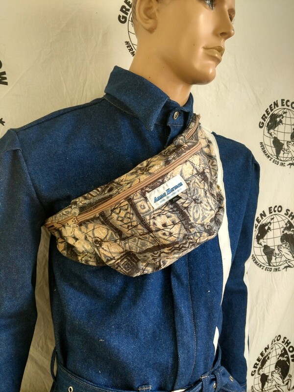 Anna Herman Fanny Pack  Bark cloth USA