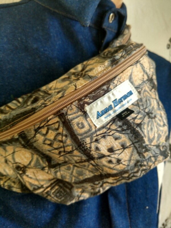Anna Herman Fanny Pack Bark cloth USA