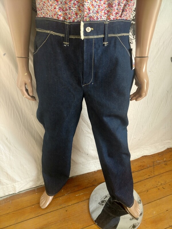 Hermans Eco Vtg Denim Jeans 37 X 33 made in USA
