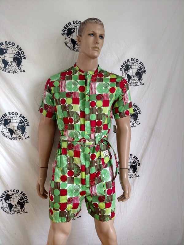 Mens Romper Organic Cotton Med Hermans Eco USA