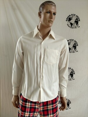 Mens Shirt Hermans M Organic cotton Made  and Grown in USA