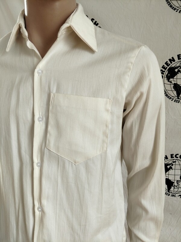 Mens Shirt Hermans M Organic cotton Made and Grown in USA