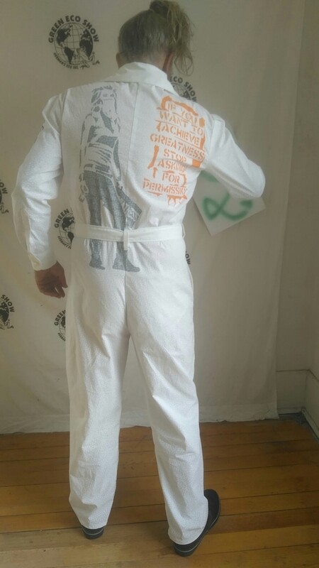 Hermans Eco  Grafitti Jumpsuit L X 31  USA