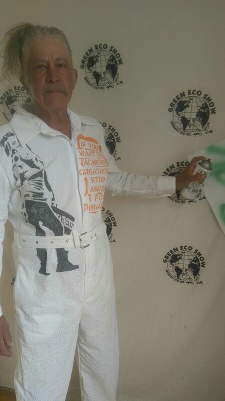 Hermans Eco  Grafitti Jumpsuit L X 31  USA