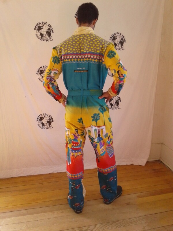 Mexican People Jumpsuit L romper Hermans made in USA