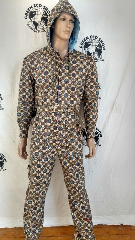 Mens jumpsuit M hoody patriot eagle pront