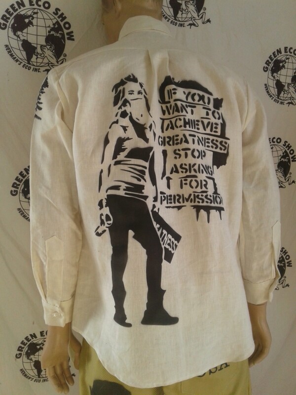 Hermans Hemp Grafitti shirt long sleeve