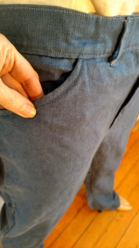 Hemp jeans 36 X 33" Hermans Hemp made in USA handdyed