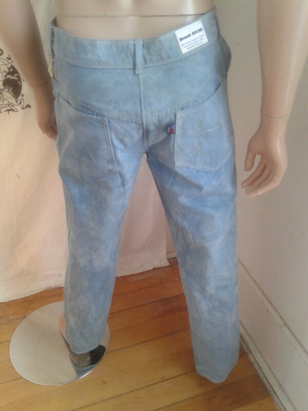 Organic cotton natural indigo jeans  34 X 32 grown in USA