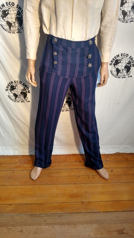 Mens double fly Old World  Pants 32 USA