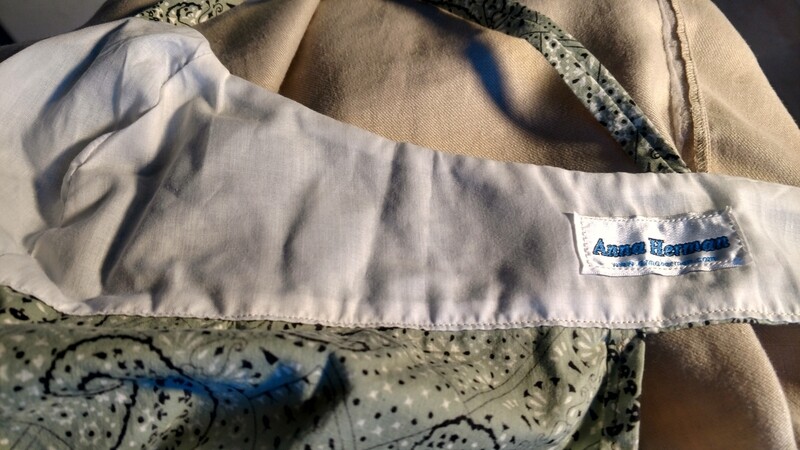 Apron bra top vtg cotton S Hermans