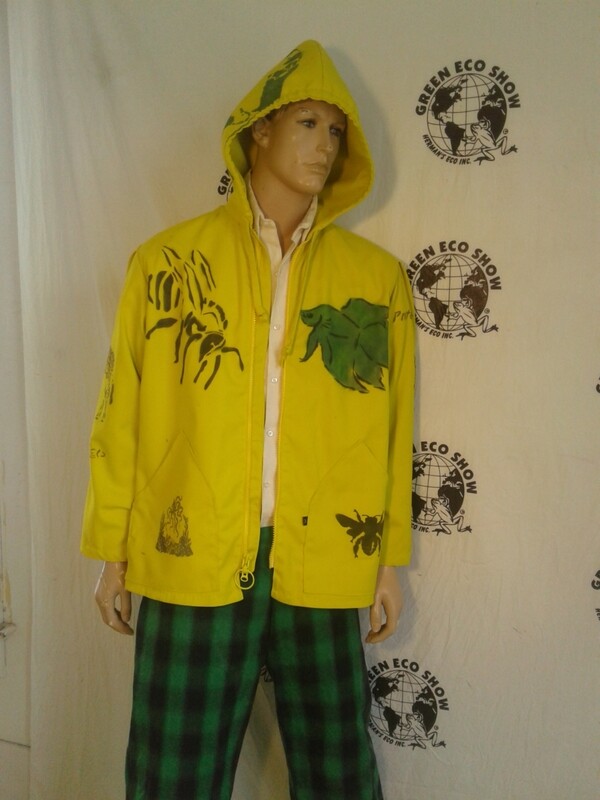 Mens Grafitti Jacket Hermans Eco med USA