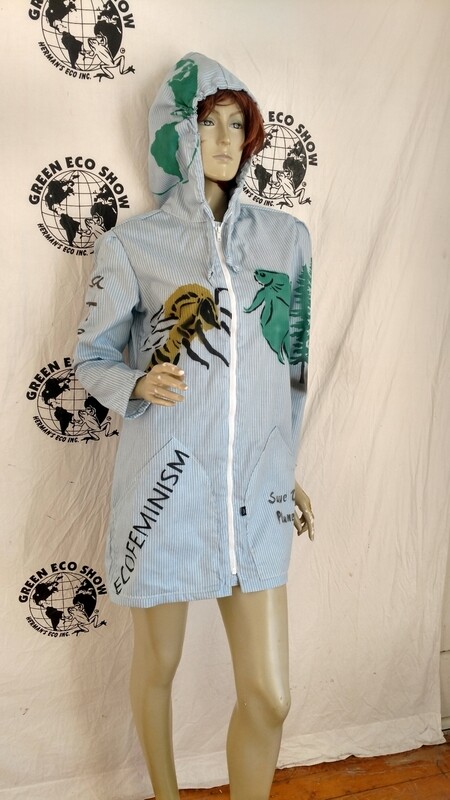 Grafitti dress Hermans M hoody jacket Blue Striped