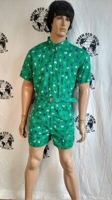 Mens Rompers M to L Butterflies USA