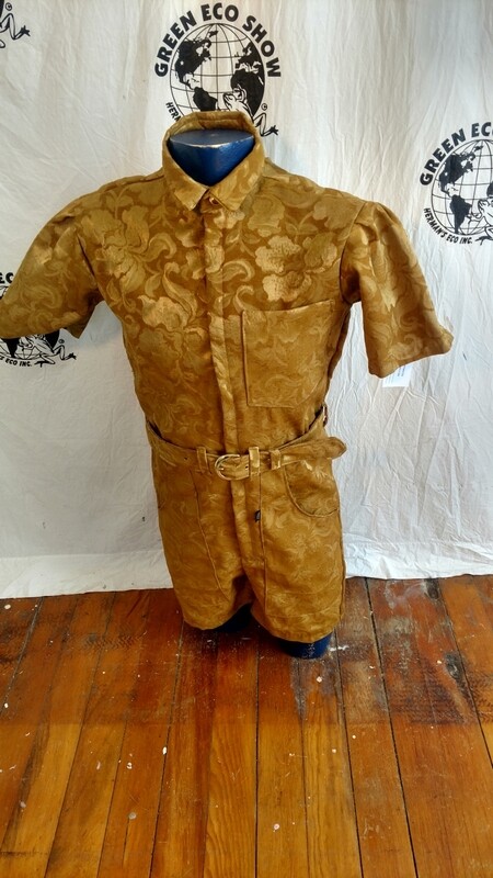 Gay Pride Gold Lamee mens Romper