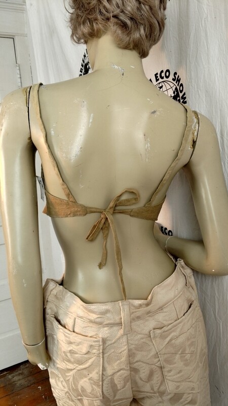 Hermans Hemp bikini bra top Med