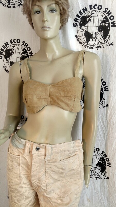 Hermans Hemp bikini bra top Med