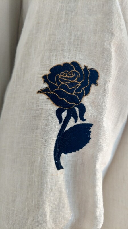Hermans Hemp mens Shirt L Statute of Liberty Potatoes Union