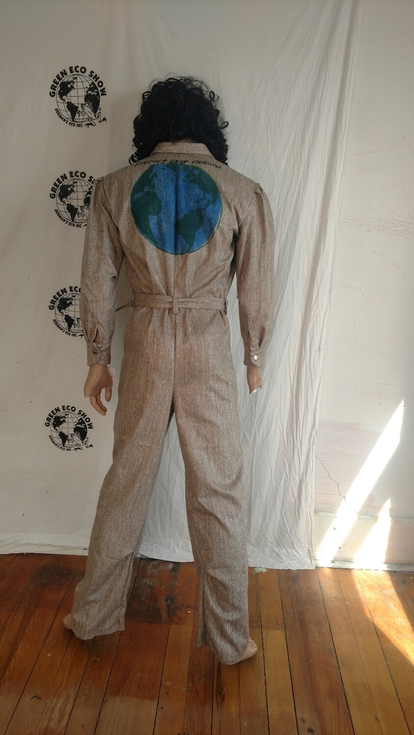 World seaturtle airbrushed mens Jumpsuit suit M to L Hermans