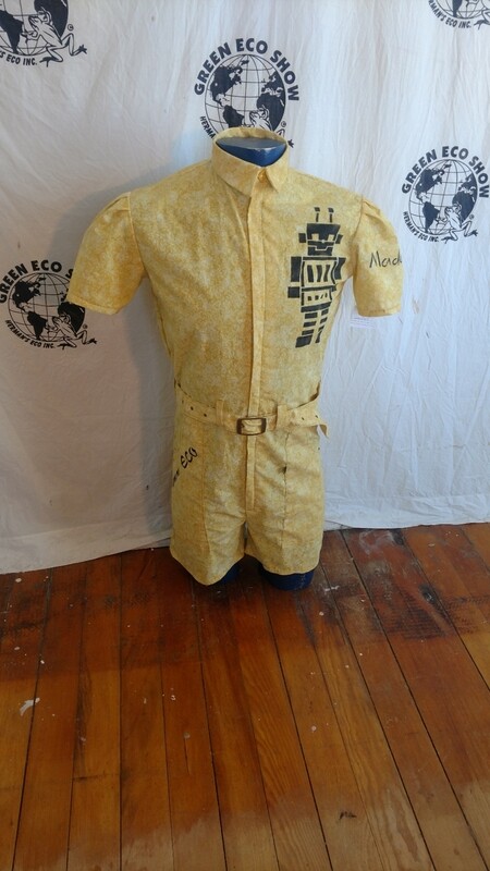 Mens Romper jumpsuit S Robot Hermans Eco