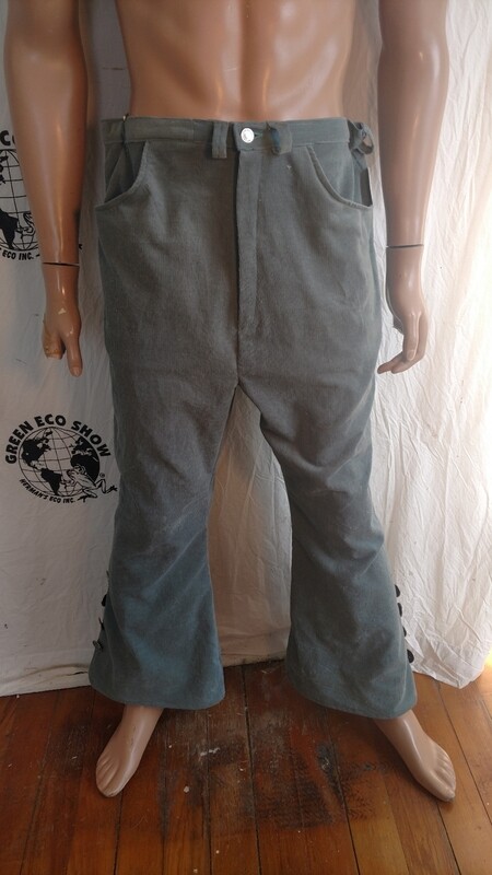 Mens corduroy Bell bottom jeans 38 X 30