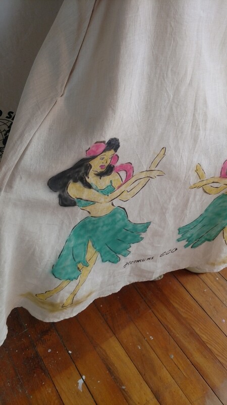 Hula Girl Skirt Med Hermans Eco made in USA