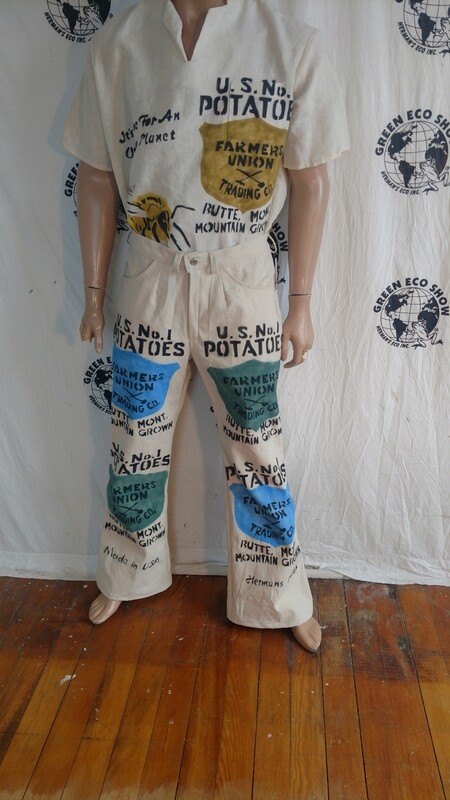 Potato Farmer Butte Airbrushed jeans 34 Hermans Eco