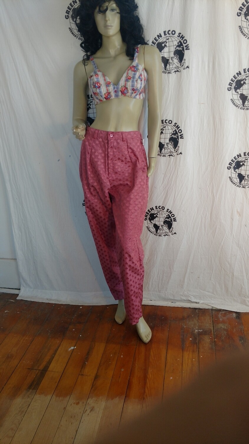 Womens pants satin blend Rose Med Hermans Eco USA
