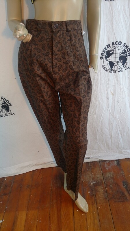 Womens Paisley pants med 27
