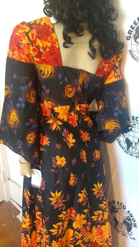 Fall dress Sz 6 Anna Herman cotton USA