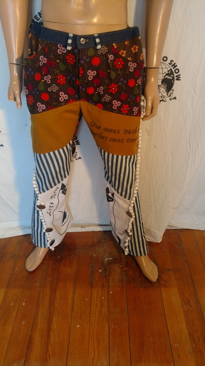 Western Patchwork Jeans airbrushed L Hermans
