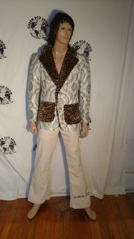 Crazy Suit Jacket sz 40 Hermans USA