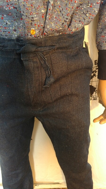 Hermans Hemp drawstring jeans S