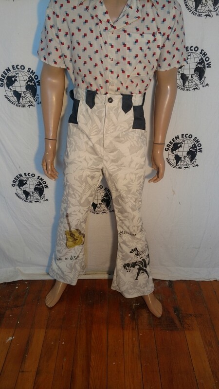 Mens western cowboy pants Hermans Eco USA
