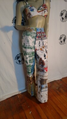 Calendar Pants Hermans Eco M repurposed Calendar Pants Hermans Eco M repurposed
