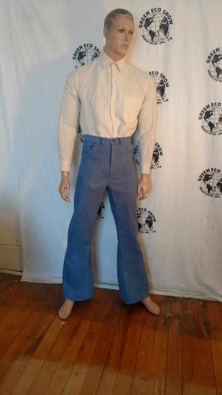 Organic cotton bells bottom Jeans 30 Hermans Eco USA