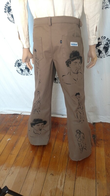 Mens Black man Jeans 34 x 31
