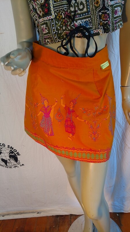 Siam Dancers Thailand Hermans Eco 28" mini Skirt
