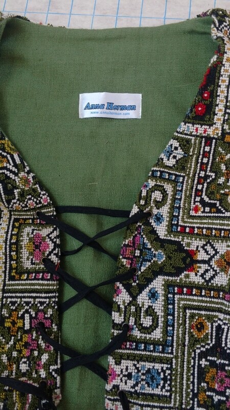 Womens Renaissance vest Princess Tapestry M