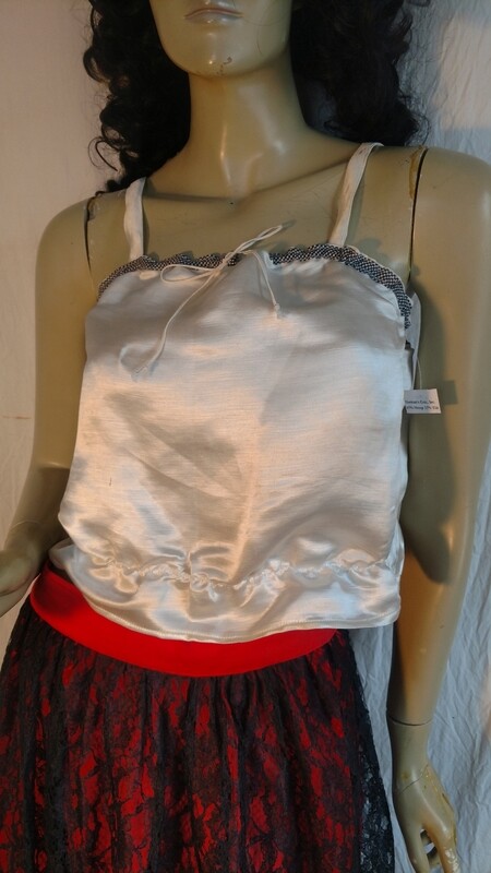 Hermans Hemp Silk Camisole top M Satin