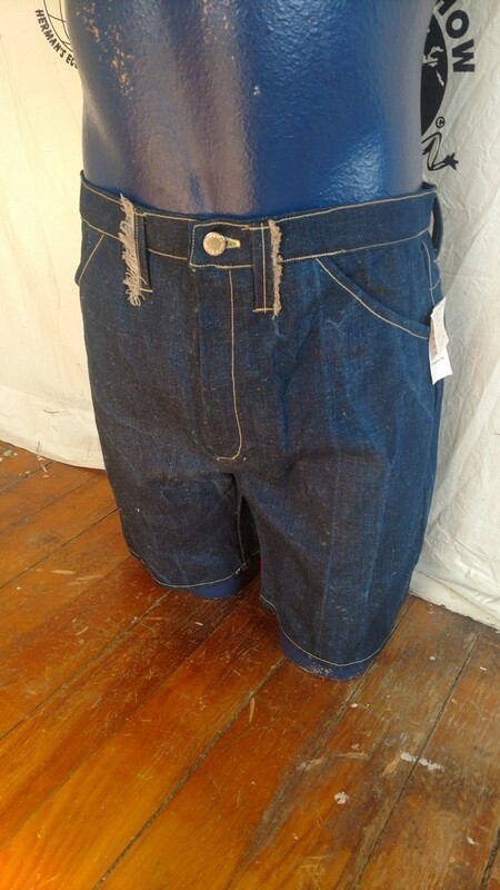 Hermans Hemp mens jean shorts 31 x 7