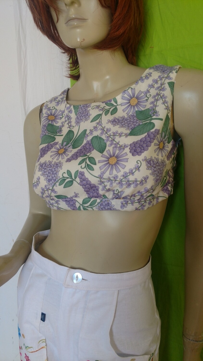 Grapevine Crop Top Hermans l8ned S