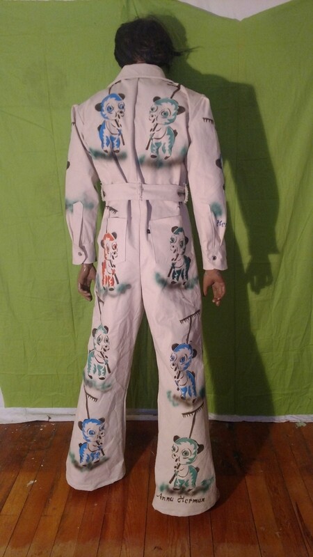Gardening Panda Coveralls mens Jumpsuit L Hermans