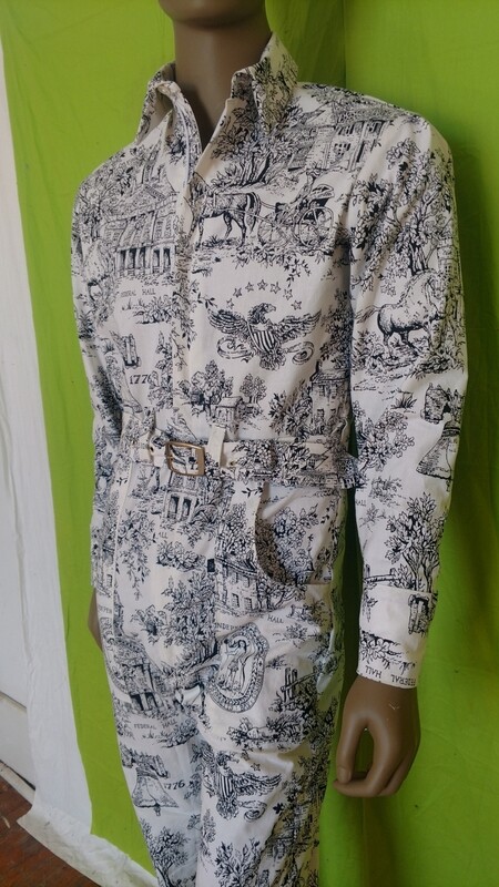Mens Jumpsuit American Revolution S Hermans Eco