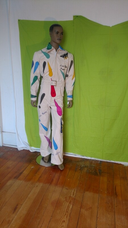 Mens Jumpsuit handpainted World Hermans Eco S