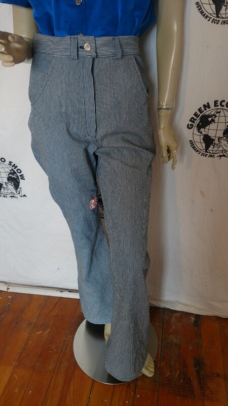Womens striped bells jeans 31 x 33