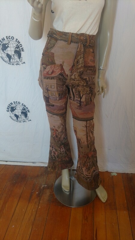 Tapestry Pants bells High waisted Anna Herman