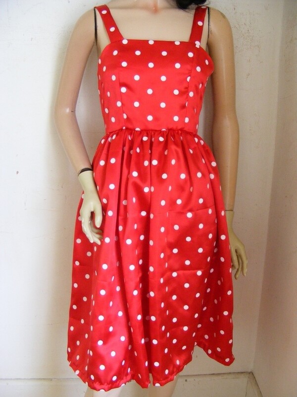Red Polka dot Party Dress