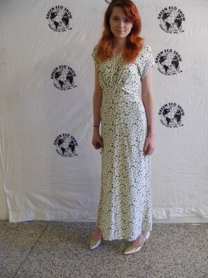 Rayon Gown S By Anna Herman Made in USA